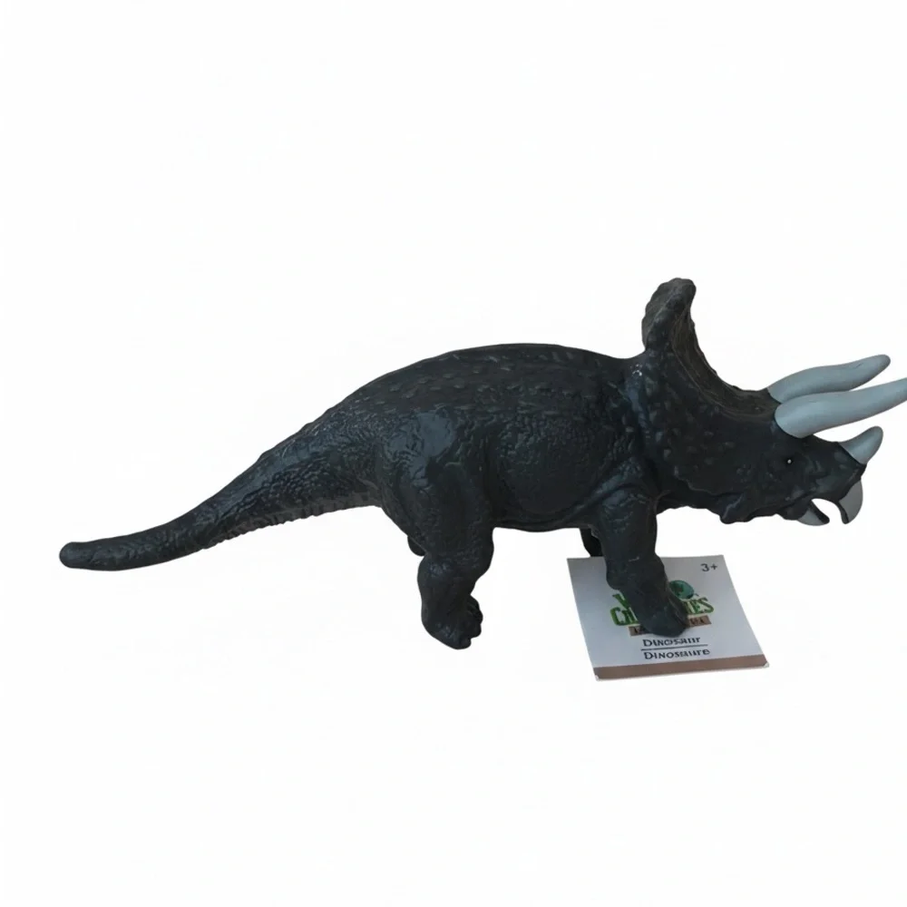Wild Creatures Stegosaurus and Triceratops Dinosaur Action Figures NWT